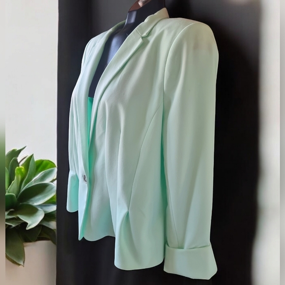 Worthington Mint Green Lined Blazer Jacket - Picture 2 of 9